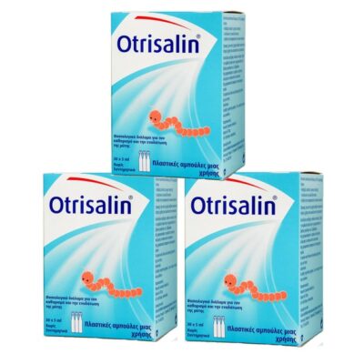 Otrisalin Πακέτο Προσφοράς Αποστειρωμένος Φυσιολογικός Ορός σε Αμπούλες 3x(30x5ml)