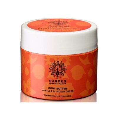 Garden of Panthenols Body Butter Vanilla & Indian Cress Θρεπτικό και Ενυδατικό Βούτυρο Σώματος με Ινδοκάρδαμο 200ml