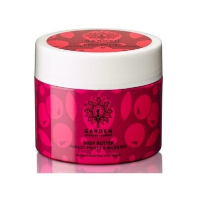 Garden of Panthenols Body Butter Forest Fruits & Bilberry Θρεπτικό και Ενυδατικό Βούτυρο Σώματος με Μύρτιλο 200ml