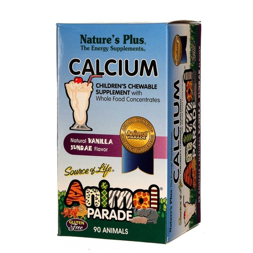 Nature's Plus Animal Parade Calcium Παιδικό Συμπλήρωμα Διατροφής με Ασβέστιο 90 μασώμενες ταμπλέτες. Nature's Plus Animal Parade Calcium Παιδικό Συμπλήρωμα Διατροφής με Ασβέστιο 90 μασώμενες ταμπλέτες.