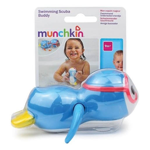 Munchkin Swimming Scuba Buddy - Penguin Παιδικό Παιχνίδι Μπάνιου