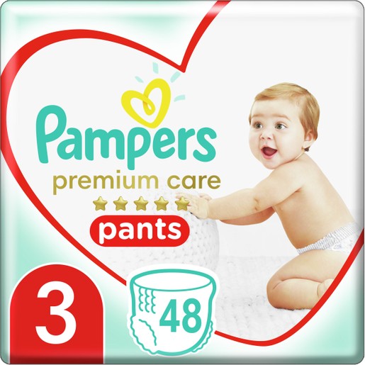 Pampers Premium Care Pants Jumbo Pack No3 (6-11kg) 48 πάνες
