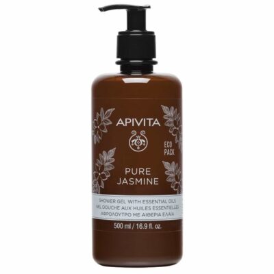 Apivita Pure Jasmine Shower Gel With Essential Oils 500ml