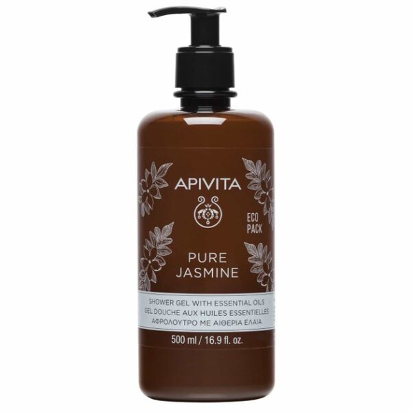 Apivita Pure Jasmine Shower Gel With Essential Oils 500ml