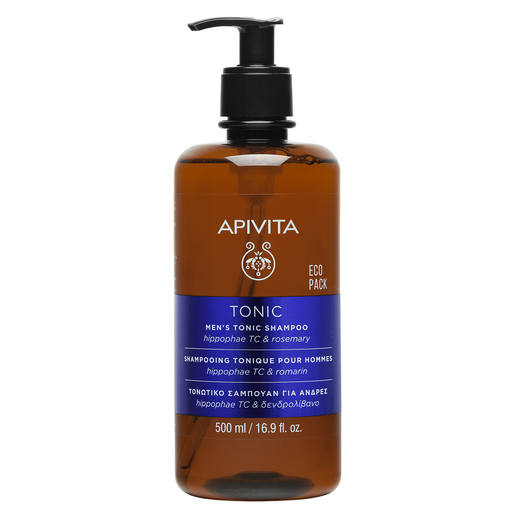 Apivita Men's Tonic Shampoo With Hippophae TC & Rosemary Τονωτικό Σαμπουάν Κατά της Τριχόπτωσης για Άνδρες 500ml