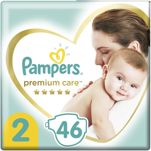 Pampers Premium Care Νο2 (4-8kg) 46 πάνες