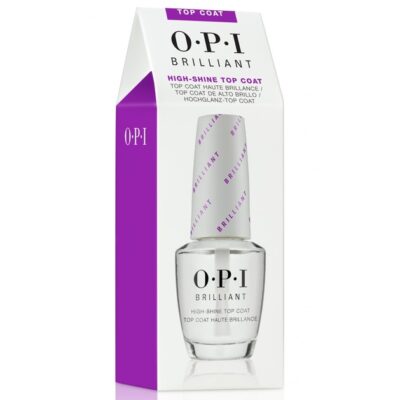 Opi Brilliant High - Shine Top Coat Γυαλιστικό Νυχιών για Προστασία & Ανάδειξη Χρώματος με Λαμπερό Φινίρισμα 15ml