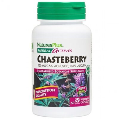 Nature's Plus Chasteberry 150mg Συμπλήρωμα από Εκχύλισμα Λυγαριάς 60 vcaps