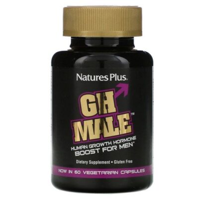 Nature's Plus GH Male Boost for Men Συμπλήρωμα Διατροφής για τη Φυσική Διέγερση της Ενδογενούς Αυξητικής Ορμόνης 60 Veg Caps