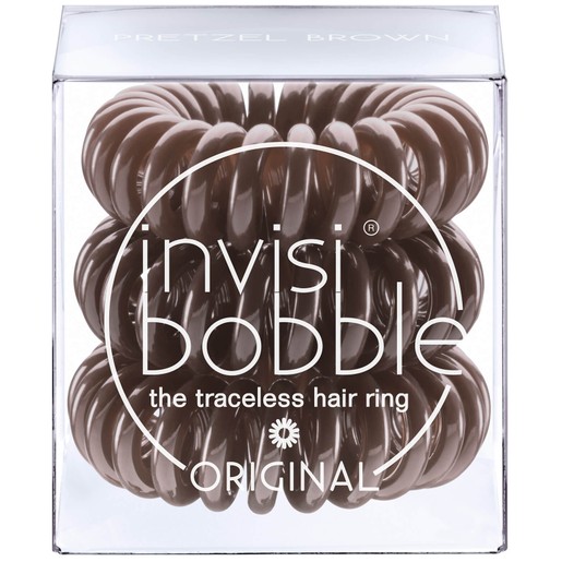 Invisibobble Original Pretzel Brown Λαστιχάκι Μαλλιών 3 Τεμάχια