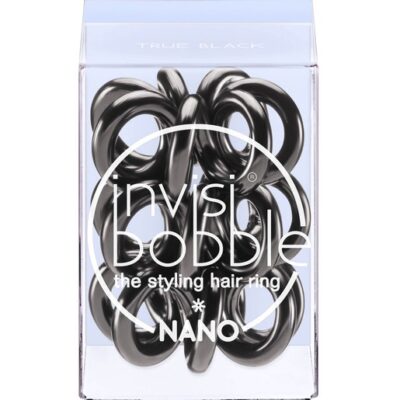 Invisibobble Nano True Black Λαστιχάκι Μαλλιών 3 Τεμάχια