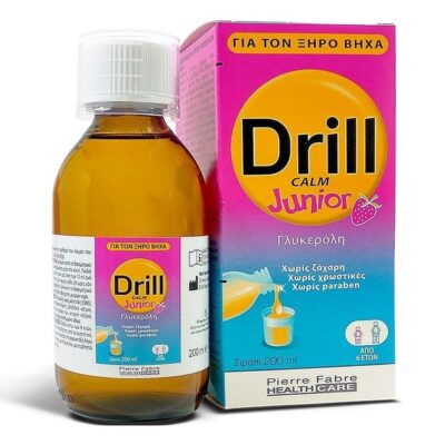 Pierre Fabre Sante Drill Calm Junior Παιδικό Σιρόπι για τον Ξηρό Βήχα Από 6 Ετών 200ml