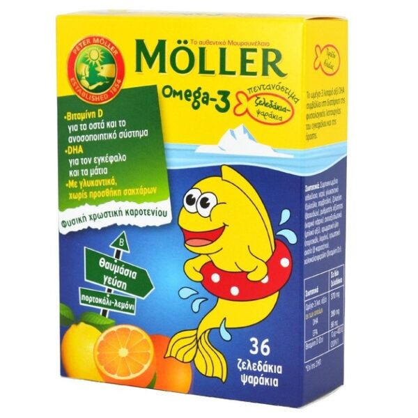 Möller’s Ω3 Λιπαρά Οξέα Ειδικά Σχεδιασμένο για Παιδιά