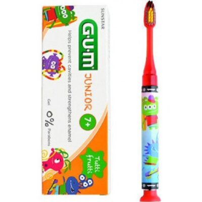 Gum Promo Junior Light-Up Soft Οδοντόβουρτσα 903 & Δώρο Junior Οδοντόκρεμα 7+ Ετών Tutti Fruiti Flavor 50ml