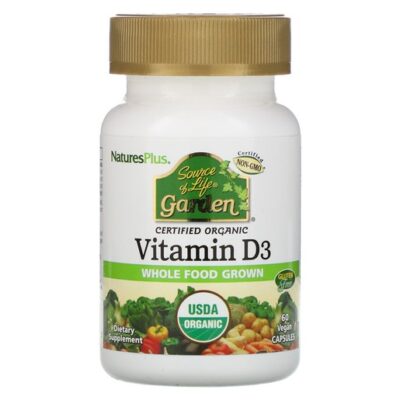 Nature's Plus Source of Life Garden Vitamin D3 5.000iu 60Veg.caps