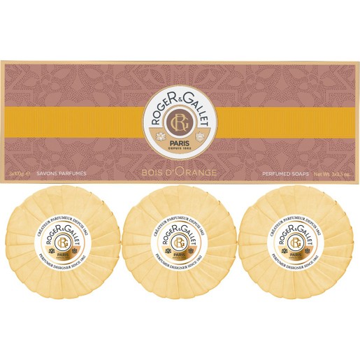 Roger & Gallet Bois D'Orange Perfumed Soap Bar Pack 3x100gr