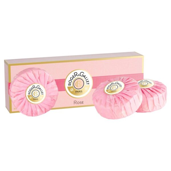 Roger & Gallet Rose Perfumed Soap Bar Pack 3x100gr