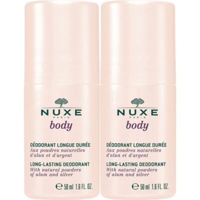 Nuxe Πακέτο Προσφοράς Deodorant Long Lasting Αποσμητικό Μεγάλης Διάρκειας Χωρίς Οινόπνευμα 2 x 50ml 1+1 Δώρο
