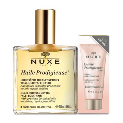 Nuxe Promo Huile Prodigieuse Ξηρό Λάδι για Πρόσωπο-Σώμα-Μαλλιά 100ml &Δώρο Prodigieuse Boost Day Gel Cream Multi-Correction 15ml