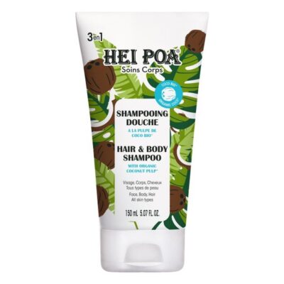 Hei Poa Soins Corps Hair & Body Shampoo with Organic Coconut Pulp 150ml