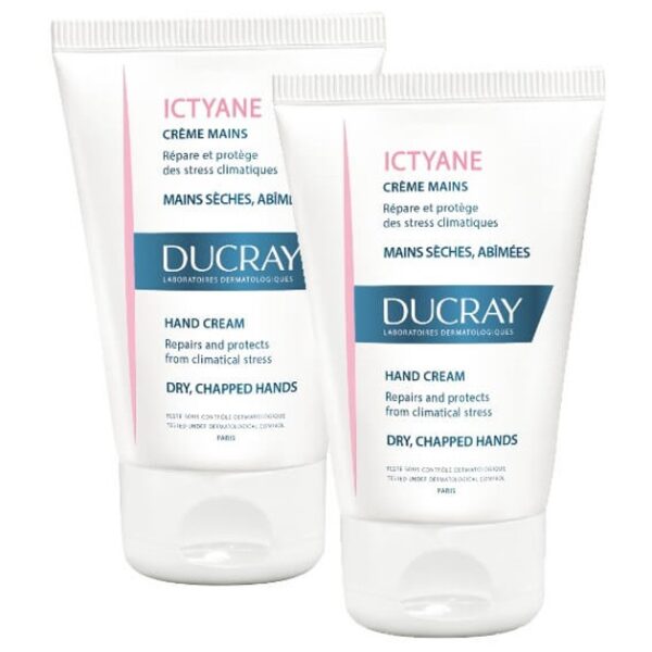Ducray Πακέτο Προσφοράς Ictyane Creme Emolliente Hydratante 2x50ml σε Ειδική Τιμή