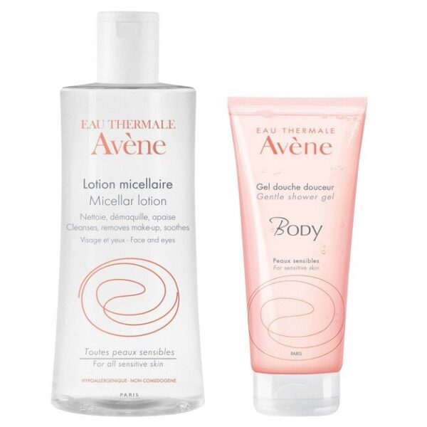 Avene Promo Eau Thermale Lotion Micellar 400ml & Δώρο Avene Gel Douche Douceur Body 100ml