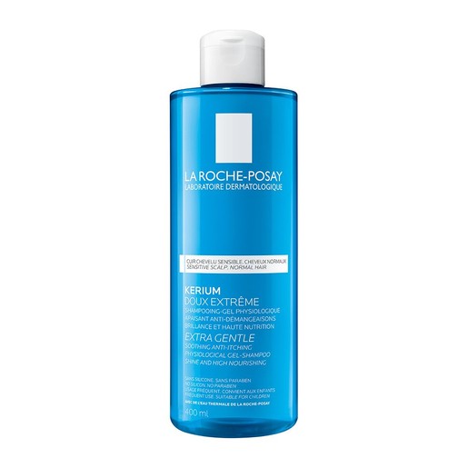 La Roche-Posay Kerium Extra Gentle Gel Shampoo για το Ευαίσθητο Τριχωτό 400ml