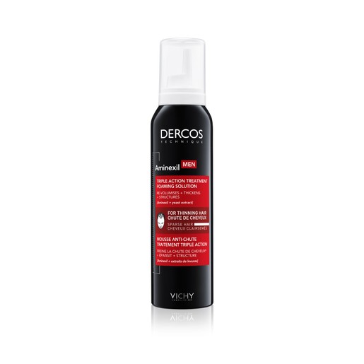 Vichy Dercos Men Aminexil Αφρός Τριπλής Δράσης Κατά Της Ανδρικής Τριχόπτωσης 150ml