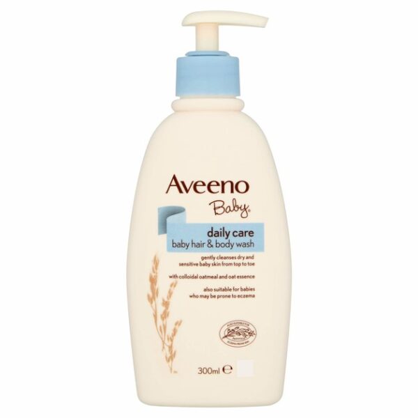 Aveeno Baby Daily Care Baby Hair & Body Wash Σαμπουάν & Αφρόλουτρο για Μωρά 300ml