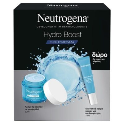 Neutrogena Πακέτο Προσφοράς Hydro Boost Water Gel Cream for Dry Skin 50ml & Δώρο Hydro Boost Awakeing Eye Cream 15ml