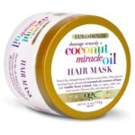 OGX Coconut Miracle Oil Hair Mask Υπερθρεπτική Μάσκα Μαλλιών Αποκατάστασης της Δομής της Τρίχας 168gr