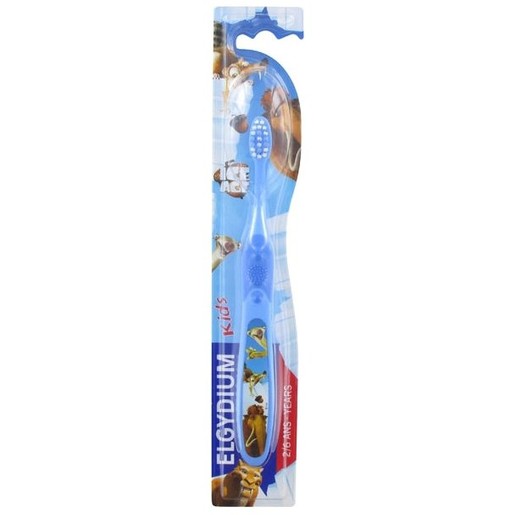 Elgydium Kids Ice Age Παιδική Οδοντόβουρτσα με Στρογγυλεμένες Ίνες για Απαλό Βούρτσισμα 2-6 Ετών