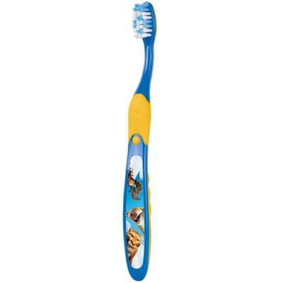 Elgydium Junior Ice Age Παιδική Οδοντόβουρτσα με Στρογγυλεμένες Ίνες για Απαλό Βούρτσισμα 7-12 Ετών