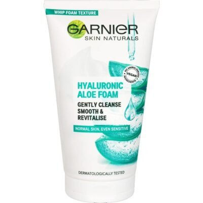 Garnier Hyaluronic Aloe Gentle Cleanse Smoot & Revitalise Foam 150ml