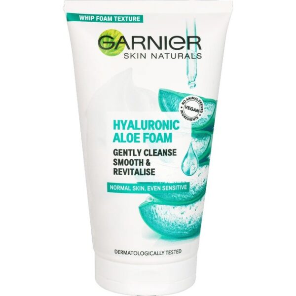 Garnier Hyaluronic Aloe Gentle Cleanse Smoot & Revitalise Foam 150ml