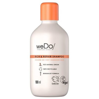 weDo Rich & Repair Shampoo Coarse or Very Damaged Hair Σαμπουάν Θεραπείας για Μείωση του Σπασίματος της Τρίχας 100ml