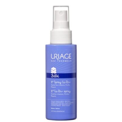 Uriage Eau Thermale Bebe 1st Cu-Zn+ Spray Υψηλής Ανοχής Είναι Κατάλληλο για Χρήση σε Νωπές και Ερεθισμένες Περιοχές 100ml