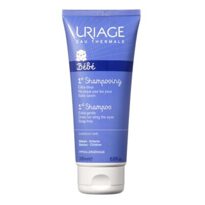 Uriage Eau Thermale Bebe 1st Shampoo Αφήνει τα Μαλλιά των Βρεφών Απαλά Λαμπερά και με Ευχάριστο Άρωμα 200ml