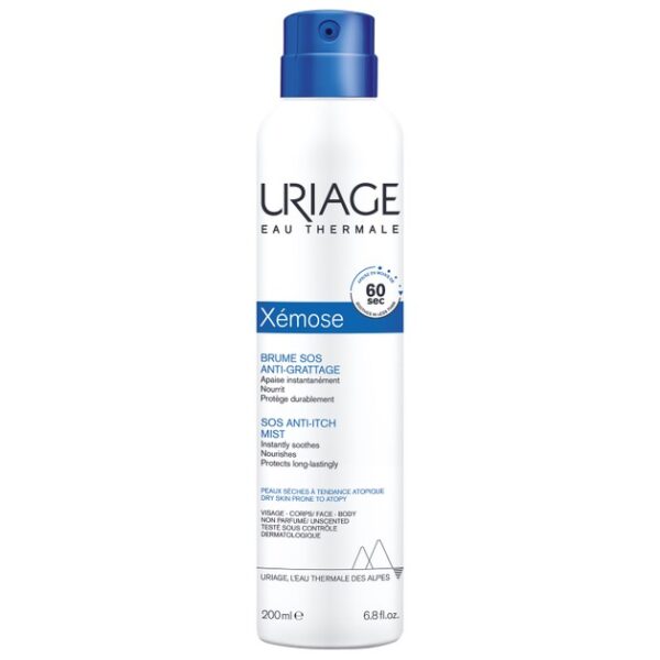 Uriage Xemose Anti-itch Mist Λεπτόρευστο SOS Mist Κατά του Κνισμού & της Ξηρότητας 200ml
