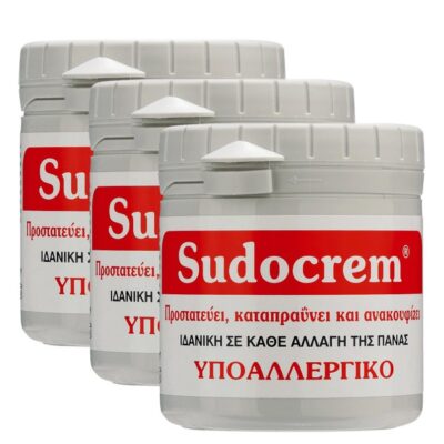 Sudocrem Ιδανική σε Κάθε Αλλαγή Πάνας για Αντιμετώπιση Ερεθισμών 3x125gr