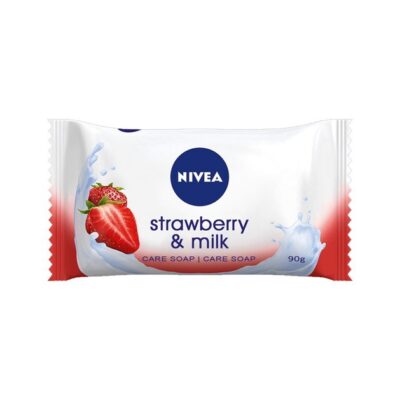 Nivea Cream Strawberry & Milk Soap Bar 90gr