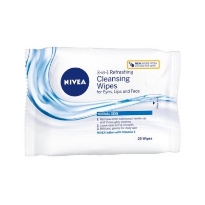 Nivea Daily Essentials 3 in1 Refreshing Cleansing Wipes 25 wipes
