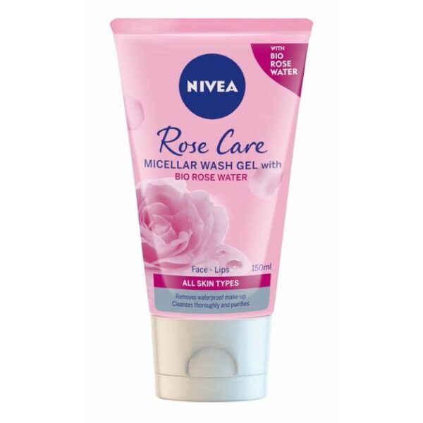 Nivea Micellar Wash Gel with Organic Rose Water 150ml