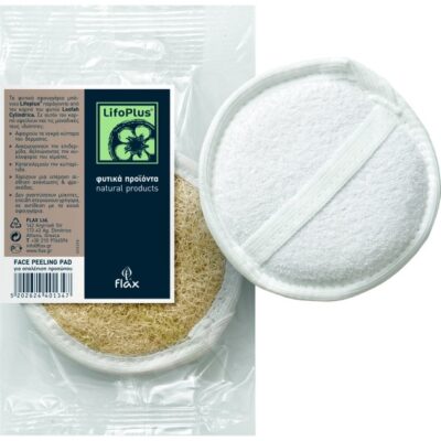 Lifoplus Face Peeling Pad Σφουγγάρι Λούφας Προσώπου 1 Τεμάχιο