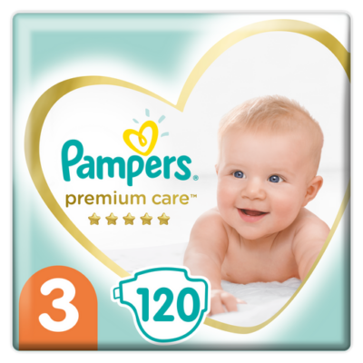 Pampers Premium Care Νο3 (5-9kg) 120 πάνες