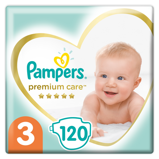 Pampers Premium Care Νο3 (5-9kg) 120 πάνες