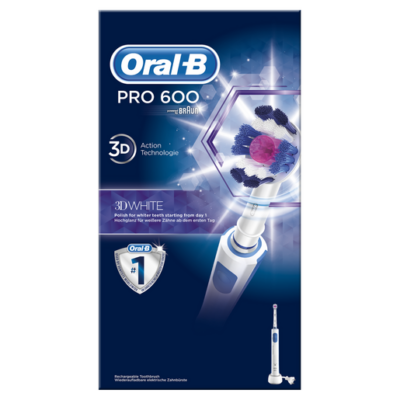 Oral-B Pro 600 3D White & Clean Ηλεκτρική Οδοντόβουρτσα
