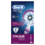 Oral-B Pro 600 Cross Action Color Edition Ηλεκτρική Οδοντόβουρτσα σε Μωβ Χρώμα