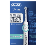 Oral-B Power Teen Smart Coaching Ηλεκτρική Οδοντόβουρτσα για Απαλό Καθαρισμό με Λειτουργία Έξυπνης Καθοδήγησης 1 Τεμάχιο