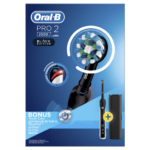 Oral-B Pro 2 2500 Black Edition Ηλεκτρική Οδοντόβουρτσα & Δώρο Θήκη Ταξιδιού